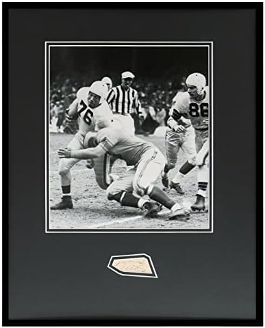 Marion Motley potpisana uokvirena 16x20 prikaz plakata za fotografije JSA Cleveland Browns - Autografirane NFL fotografije