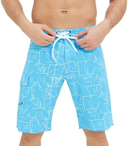 Muške plivačke kočice za kupaće kostijske kostime Stretch plivači labavi fit smiješni tisak plaže kratkih hlača s džepovima za vježbanje