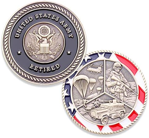 Vojni umirovljeni izazov Coin - Coin Sjedinjene Države Coin - nevjerojatna vojna kovanica američke vojske - koju su dizajnirali vojni