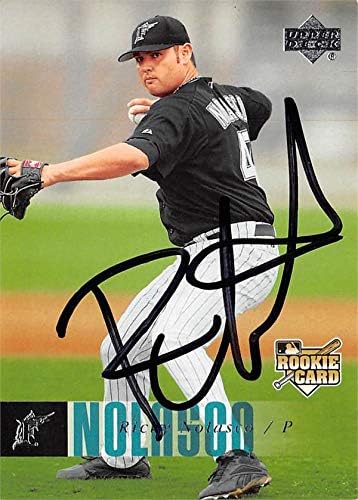 Skladište autografa 650225 Ricky Nolasco Autographid Baseball Card - Florida Marlins 2006 Rookie u gornjoj palubi - No.932