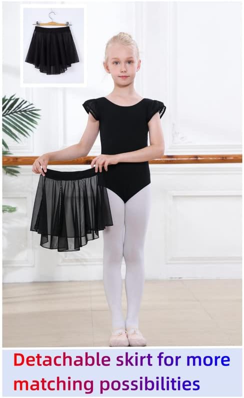 Baletni baletni leotards za djevojčice plesni leotard kombinirani mali mali plesni suknja suknja