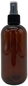 8 oz. jantarne boce od 8 oz. - 3 pakiranja praznih spremnika za višekratnu upotrebu-sredstva za čišćenje esencijalnih ulja-aromaterapija