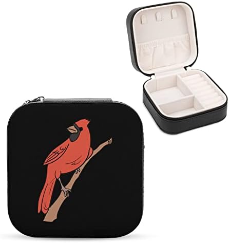Kardinalbirds Organizator nakita PU držač nakita Case Putni nakit Box Box Box za žene