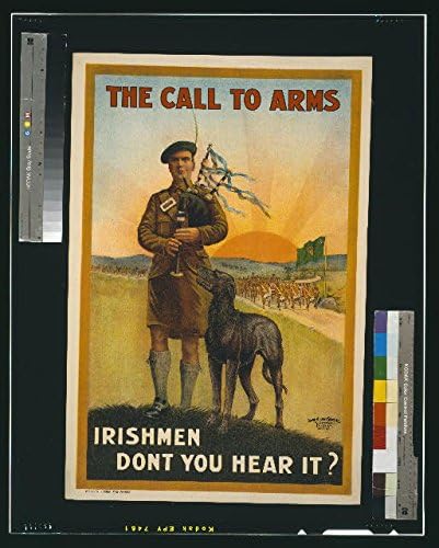 PovijesneFindings Foto: poziv na oružje, Irci, irski vojnici, Prvi svjetski rat, Prvi svjetski rat, gajde, regrutovanje