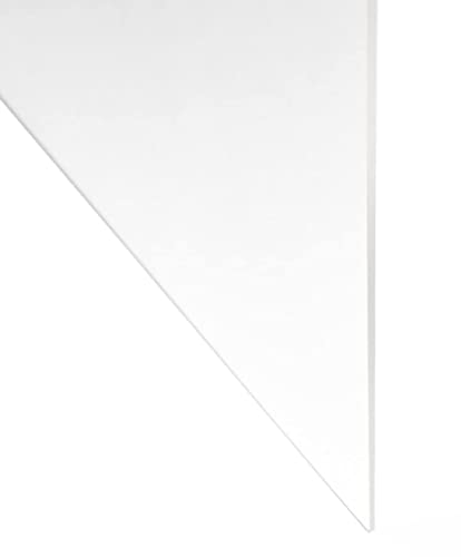 Prozirni polikarbonatni plastični list, 1/8 ”debeo x 24” širok x 36 ”dugačak