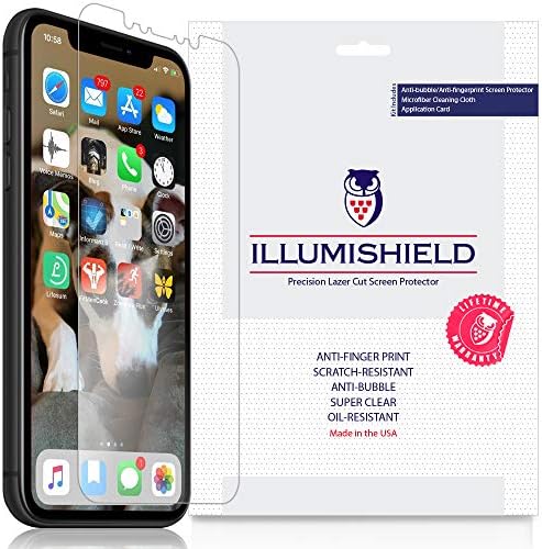 ILLISHILDILD Zaštitni zaštitnik kompatibilan s Apple iPhoneom XR Clear HD Shield Antibuteble i Anti-Fingerprint PET Film