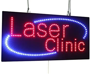 Laserski klinički znak, Super svijetli posljednji LED LED Otvoreni znak, znak trgovine, poslovni znak, prozorski znak