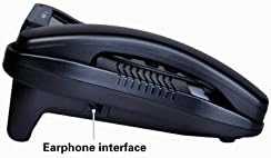 Kerlitar LK-P017B CALL CENTER KORDEL TELEFON s kućnim uredom ID-a pozivatelja s monauralnim slušalicama za uklanjanje buke za uklanjanje