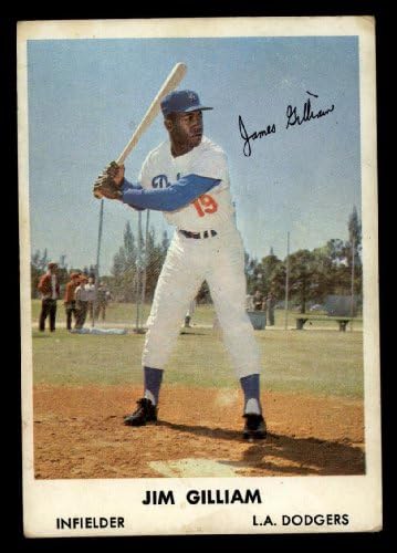 1961. Bell Brand Dodgers 19 Jim Gilliam VG/EX