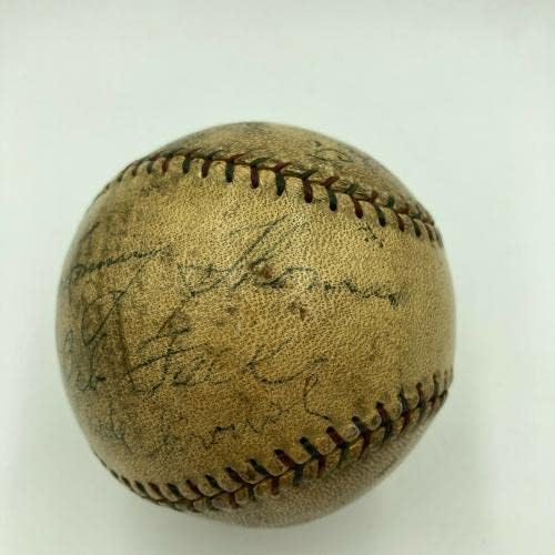 1927. Chicago White Potpisana igra Korištena bejzbol Bibb Falk Willie Kamm JSA CoA - MLB Autographed Game koristio je bejzbol