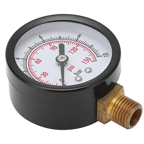 G1/4in Priključni tlak Tlak Nadgledanje tekućine, mesingane legure čelične tekućine Ispitivanje tlaka tlaka vode 0-10 bara 0-150 psi
