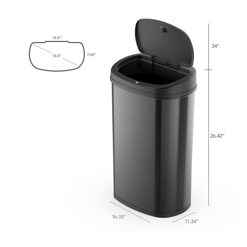 Senzor pokreta kuhinjski kontejner za smeće kante za smeće od nehrđajućeg čelika