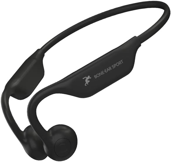 Doqo slušalice kostiju, slušalice otvorenog uha s mikrofonom, bežični Bluetooth 5.2 Sport slušalice IP65 otporne na znoj za trčanje,