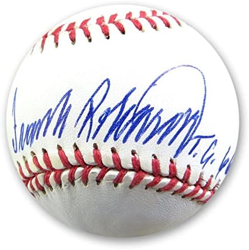 Frank Robinson potpisao je autogramirani NL bejzbol Cincinnati Reds TC 66 JSA AI97752 - Autografirani bejzbol