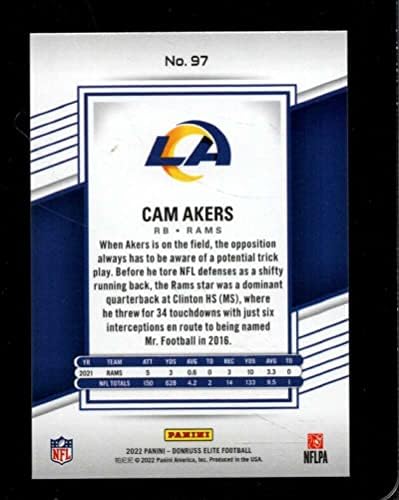 2022. Donruss Elite 97 Cam Akers Nmmt la Rams