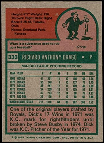 1975 Topps 333 Dick Drago Boston Red Sox NM/Mt Red Sox