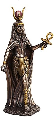 PTC 11 inčni egipatski hathor mitološka božica brončana figurica