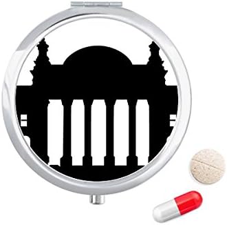 Njemačka Berlin Reichstag orijentir kutija za tablete džepna kutija za pohranu lijekova spremnik za doziranje