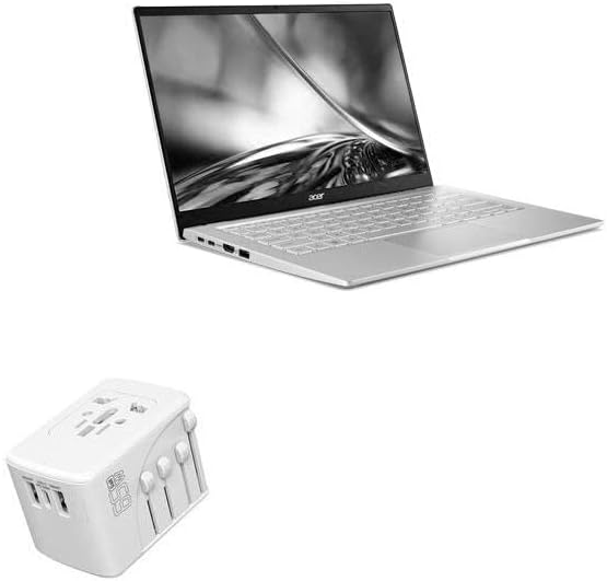 Boxwave punjač kompatibilan s Acer Swift 3 - Međunarodni PD zidni punjač, ​​3 USB adapter za međunarodni naboj i pretvarač - zimski