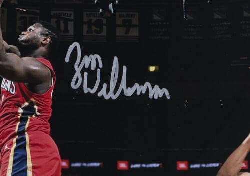 Zion Williamson potpisao uokvirenu 16x20 pelikans košarkašnu pijanu fotografiju fanatika - Autografirane NBA fotografije