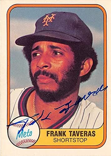 Skladište autograma 586701 Frank Taveras Autographd Baseball Card - New York Mets - 1981. Fleer br.320
