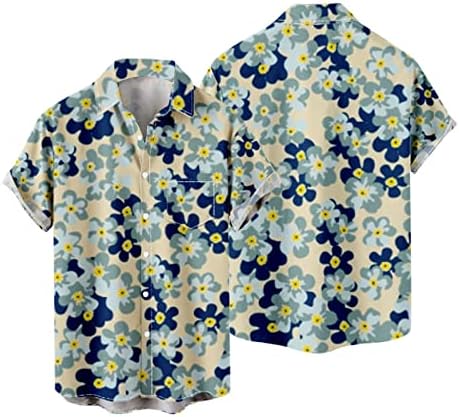 Muške grafičke majice Sport majice za majice za muškarce za muškarce vintage ragbi košulje gumb up up bluza za tiskanje kopče