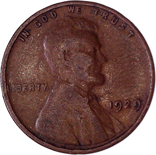 1929. Lincoln Wheat Cent 1c vrlo fino