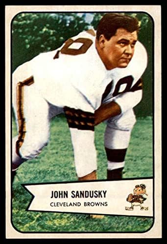 1954. Bowman 28 John Sandusky Cleveland Browns-FB ex/Mt Browns-FB Villanova