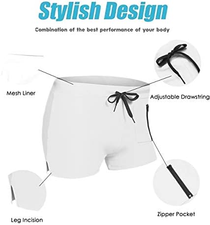 Coofandy muški kupaći kostim za kupaće kostim za kupaće kostim za plivanje kratka kvadratna ploča za noge kratak