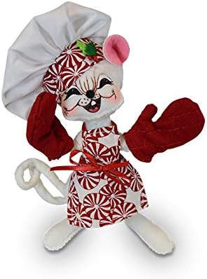 Annalee 6in Peppermint Chef Mouse