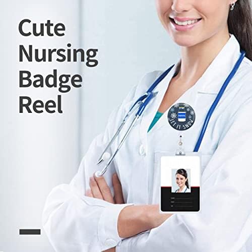 Držač značke koji se može uvući s kopčom za osobnu iskaznicu za karticu s imenom medicinske sestre smiješna anestezija anesteziologija
