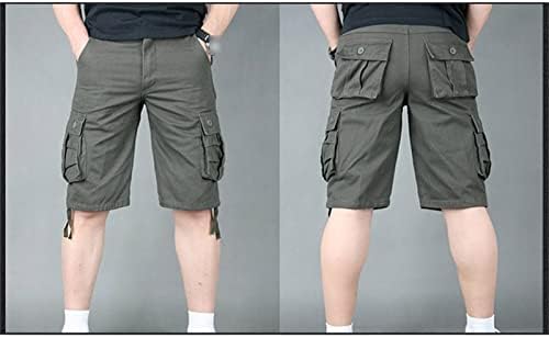 Muške lagane kratke hlače od pamuka s Više džepova, Ležerne teretne kratke hlače, ulične taktičke ljetne kratke hlače