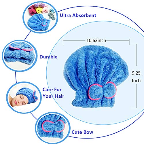 Atitowel mekani kapica otporna na kapu za tuširanje, kaputa za kupanje kosa, šešir za brzo sušenje, toplinska terapija za kosu, pamuk