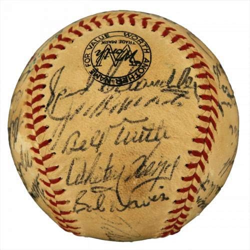 Roger Maris potpisao je bejzbol +Spuds Chandler Herzog Simpson Craft Swift Cerv JSA - Autografirani bejzbol