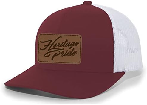 Heritage Pride Script logo laserskog ugraviranog kože muškog kamiona kapica za bejzbol