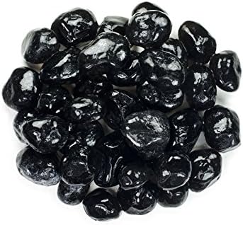 Materijali hipnotičkih dragulja: 3 lbs Natural Apache suze AA ocjena iz Arizone - Crni Obsidian - skupno prirodno polirani zalihe dragulja