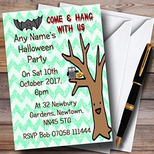 Zoološki vrt karte visi s nama personalizirane pozivnice za Halloween Party
