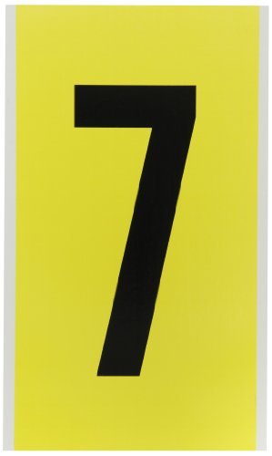 3470-7, kartica s brojem serije 34 i slovom, visina 9 inča širine 5 inča, crno na žuto, natpis 7