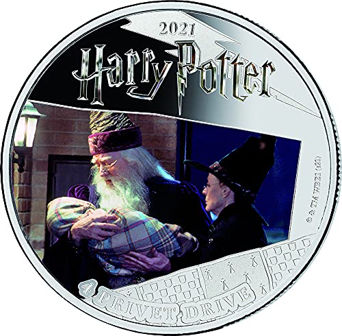 2021 DE Harry Potter Samoa 2021 PowerCoin 4 Privet Drive Harry Potter 1 oz srebrni novčić 5 $ Samoa 2021 Dokaz