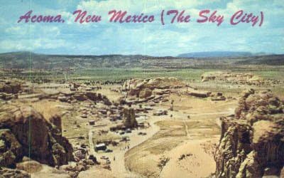 Acoma, razglednica New Mexico