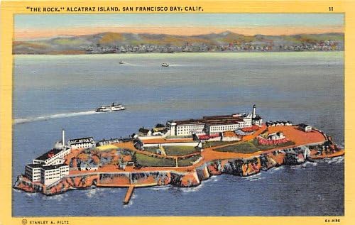 SAN FRANCISCO zaljev, kalifornijska razglednica