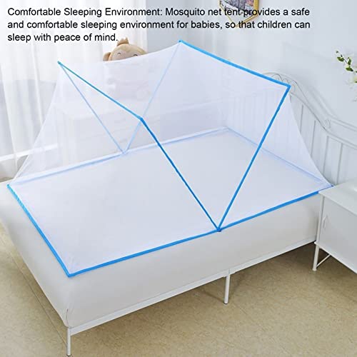 Šator s mrežom protiv komaraca za krevet, prijenosni, jednostavan za pohranu šator s mrežom protiv komaraca za sobu