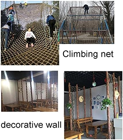 Ouyoxi konopca Net Dekor sigurnosna mreža Outdoor trening za penjanje neto zid zidne automobilske mreže Cargo Nets igralište stabla