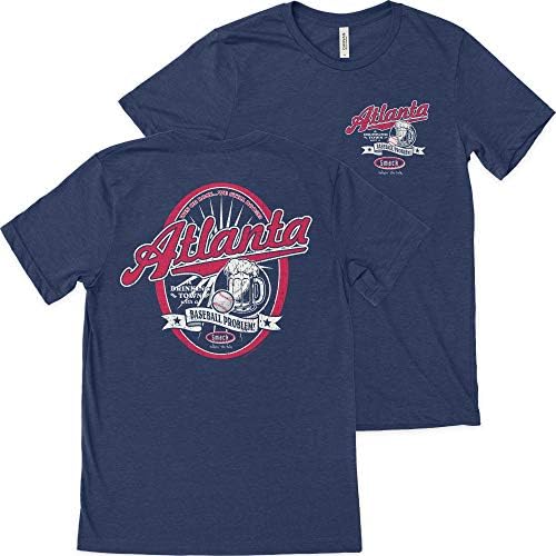 Smack Odjeća Atlanta Baseball navijači. Grad za piće s majicom ili spremnika za bejzbol