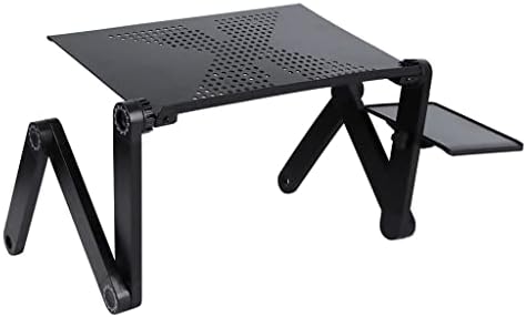 Ylyajy podesivi prijenosni aluminijski laptop stol za ergonomski tv krevet računala stol stol prijenosnik stol stola stol stol s jastukom