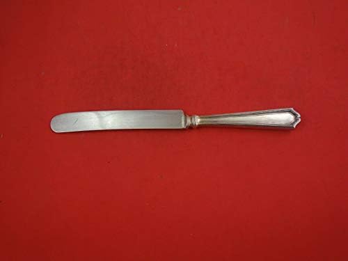 9 5/8 srebrni srebrni nož za blagovanje s tupom oštricom od srebrne ploče