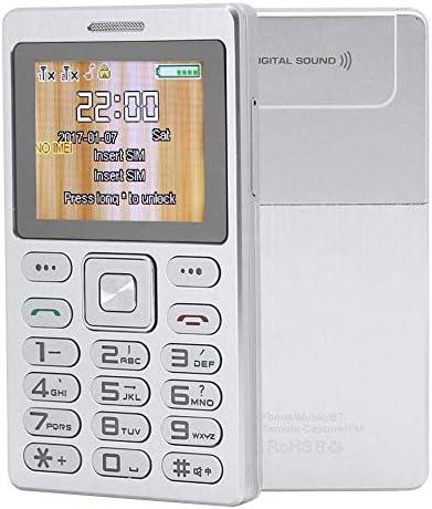 1.77 HD Telefon zaslona u boji, Mini kartica mobilni telefon, UltraThin mobitel s 3,5 mm priključkom za slušalice, Bluetooth Dial Dual