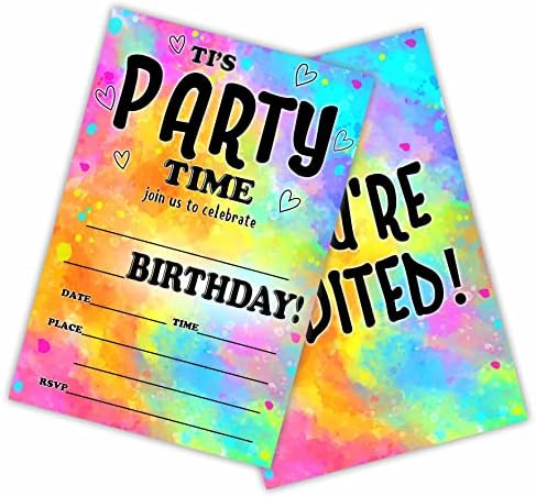Pozivnice za rođendan AWSICE, to su dvostrane pozivnice za zabavu za zabavu za rođendansku zabavu ， dječaci, djevojčice, djeca, tinejdžer,