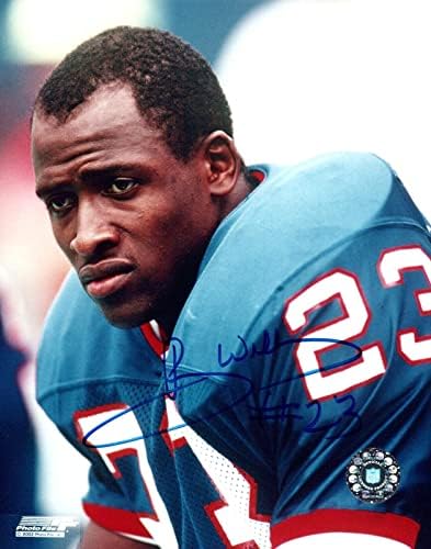 Everson Walls NY Giants potpisali 8x10 nogometna fotografija - Autografirane NFL fotografije