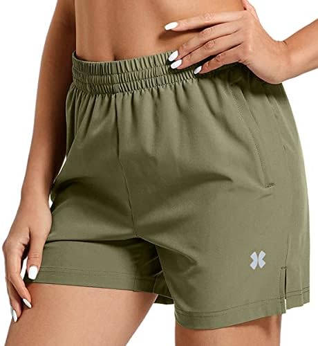 Yoopooyee Athletic Elastic Runnig kratke hlače za ženu brzo suhe ljetne treninge treninga kratke hlače